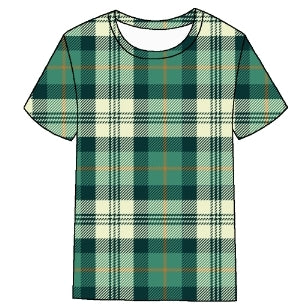 St. Patty's Plaid Bamboo Tee 6m - 8y