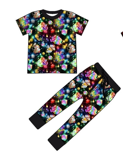 Galaxy Quest Bamboo SS Jogger Set