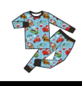 Route 66-mas Bamboo Long Sleeve 2pc 18m-8y