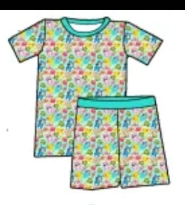 Hawaiian Heelers PJ Short Set