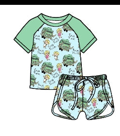 Honk Honk Bamboo Raglan Set