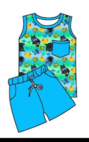 Stitchless Bamboo Kohen Short Set
