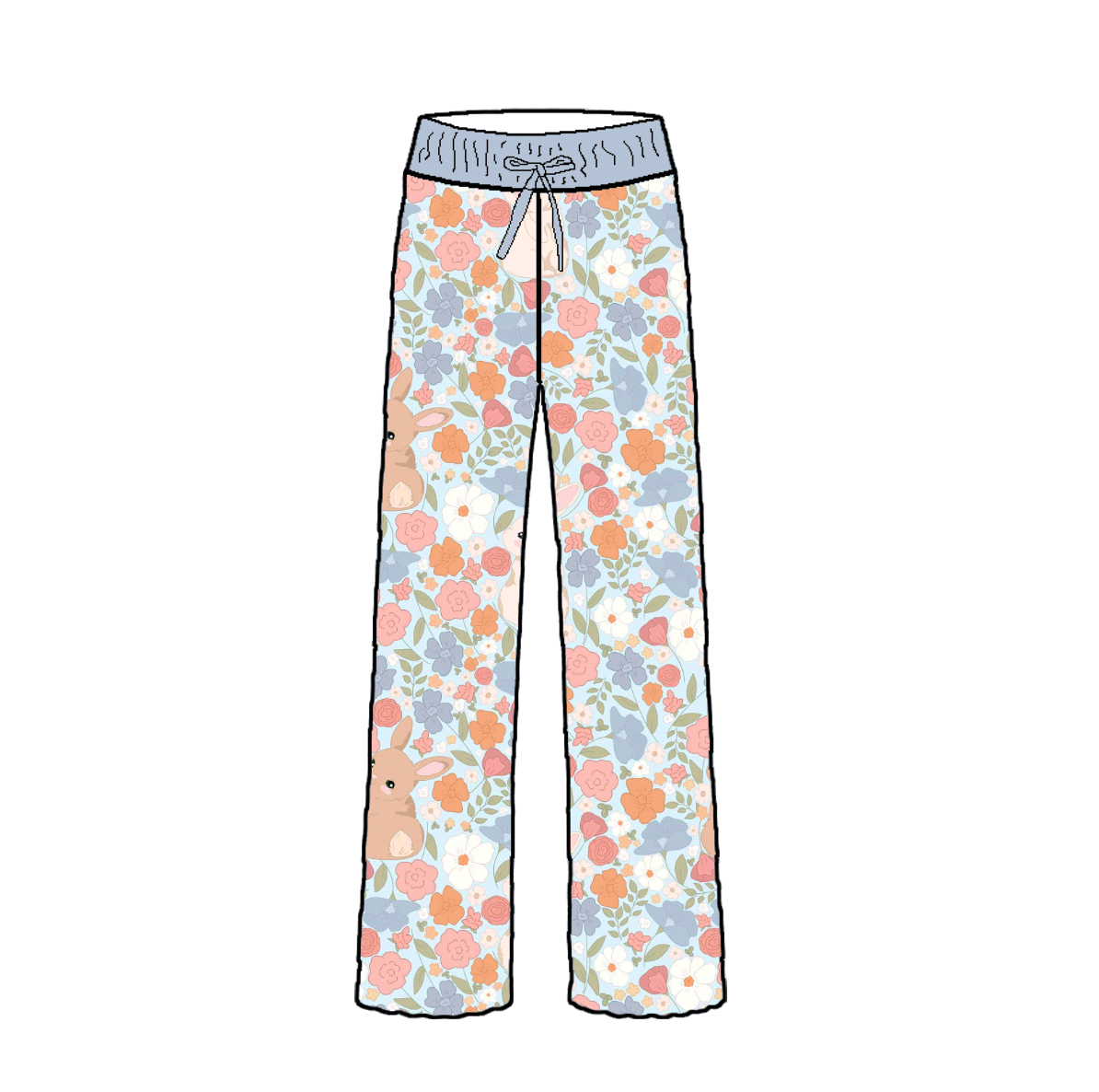 Blossoms and Bunny Tails Bamboo Youth 9y to 15y Tops & Bottoms