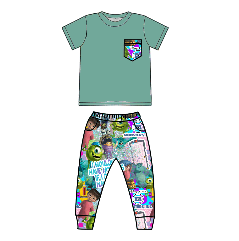 Monstrously Cute Bamboo Youth 9y to 15y 2pc Sets