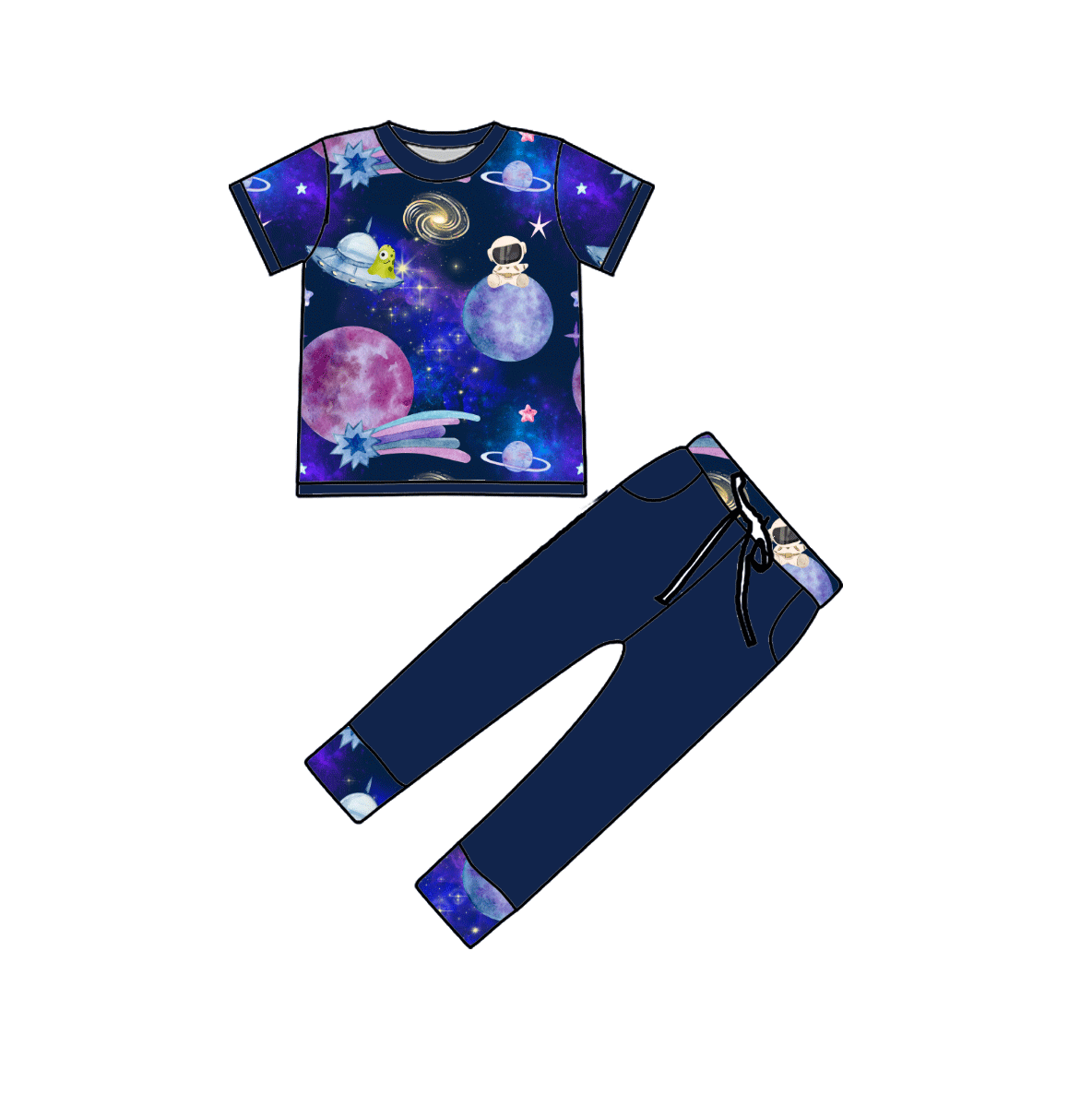 Martian Mischief Bamboo Childrens 2t-8y Daywear