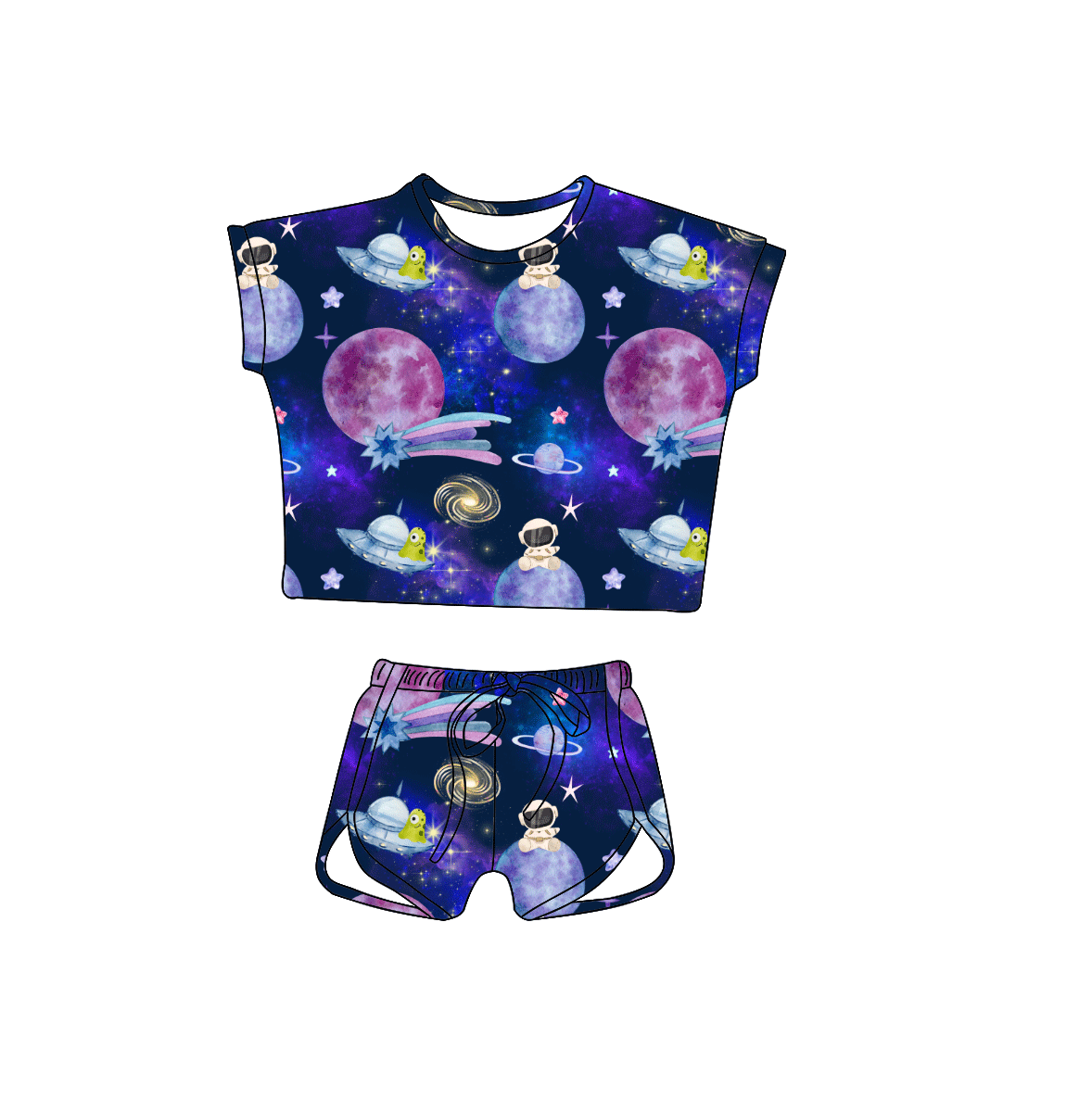 Martian Mischief Bamboo Adult PJ's & 2pc Sets S-4X