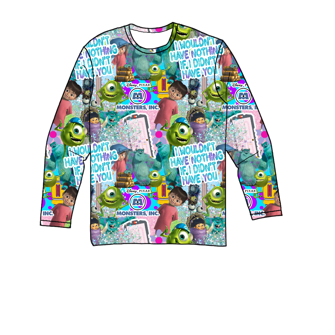 Monstrously Cute Bamboo Infants Newborn to 18m Tops & Bottom
