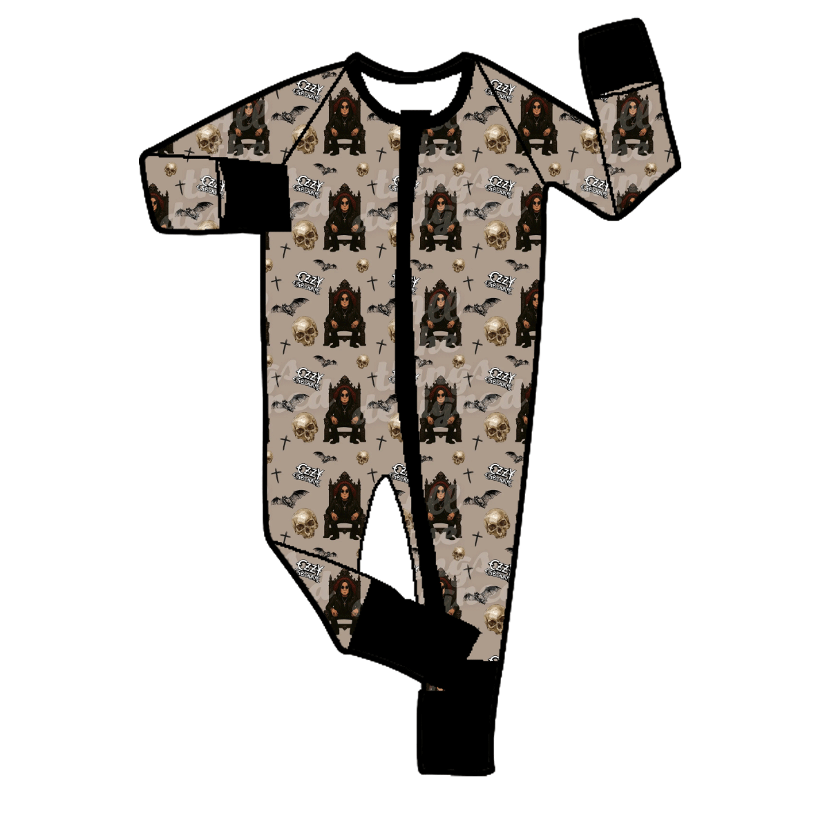 Crazy Train Vibes Bamboo Infants Newborn to 18m PJ's & Lounge Sets