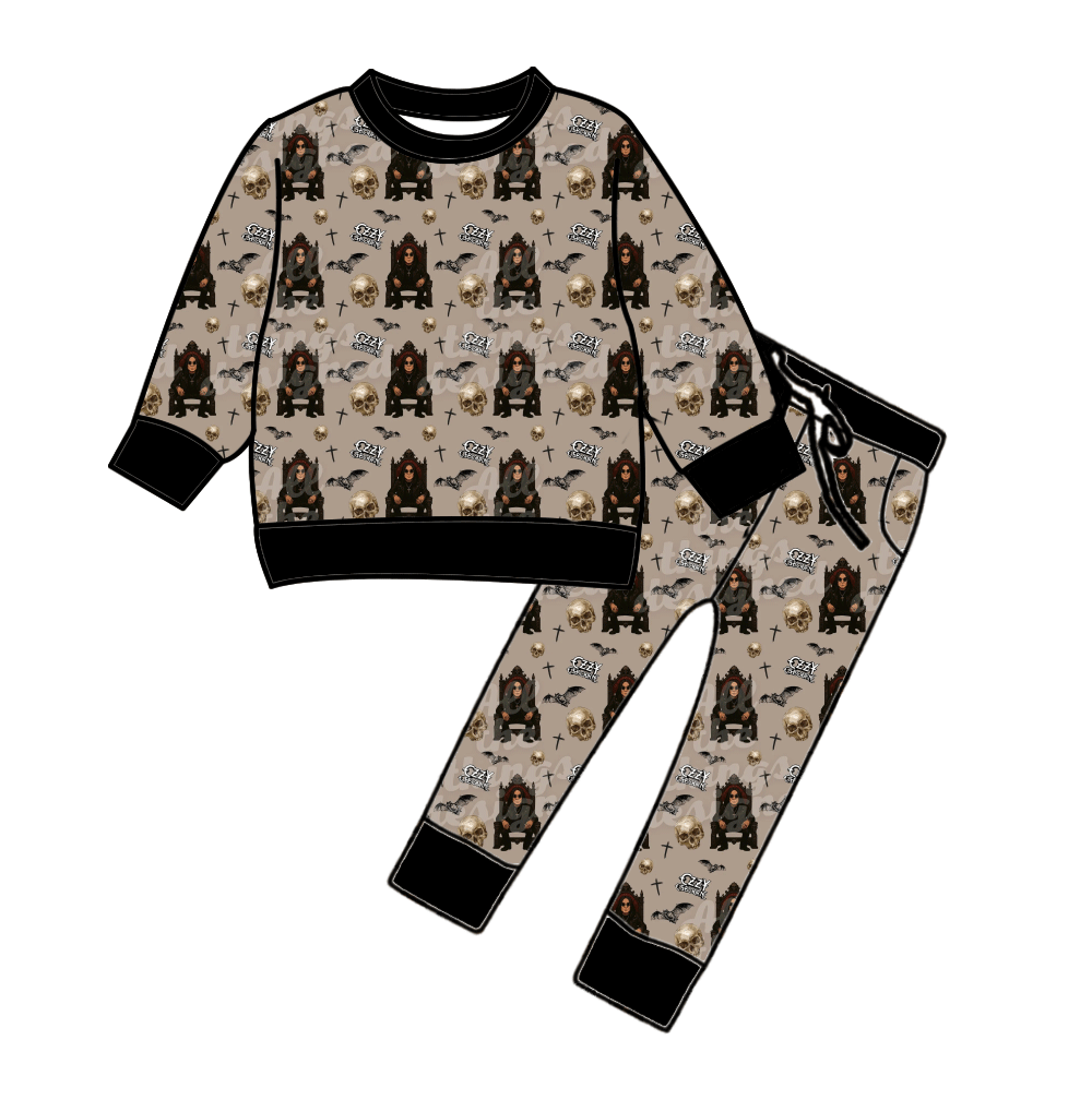 Crazy Train Vibes Bamboo Youth 9y to 15y 2pc Sets