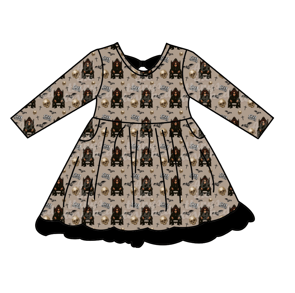 Crazy Train Vibes Bamboo Youth 9y to 15y Dresses & Peplum Sets