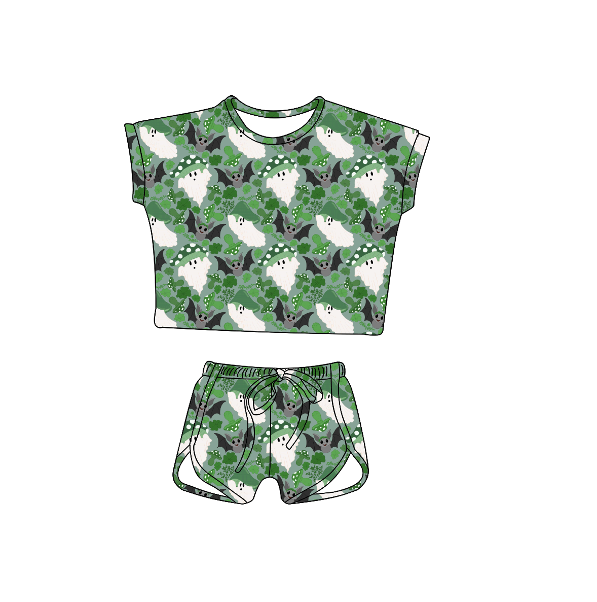 Bats & Blarney Bamboo Youth 9y to 15y PJ's & Lounge Set