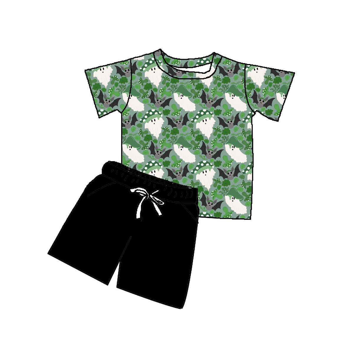 Bats & Blarney Bamboo Childrens 2t-8y Daywear