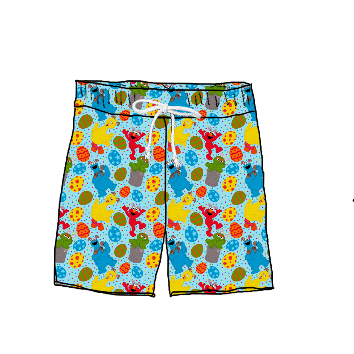 Easter On the Street Bamboo Adult Tops & Bottoms S-4X