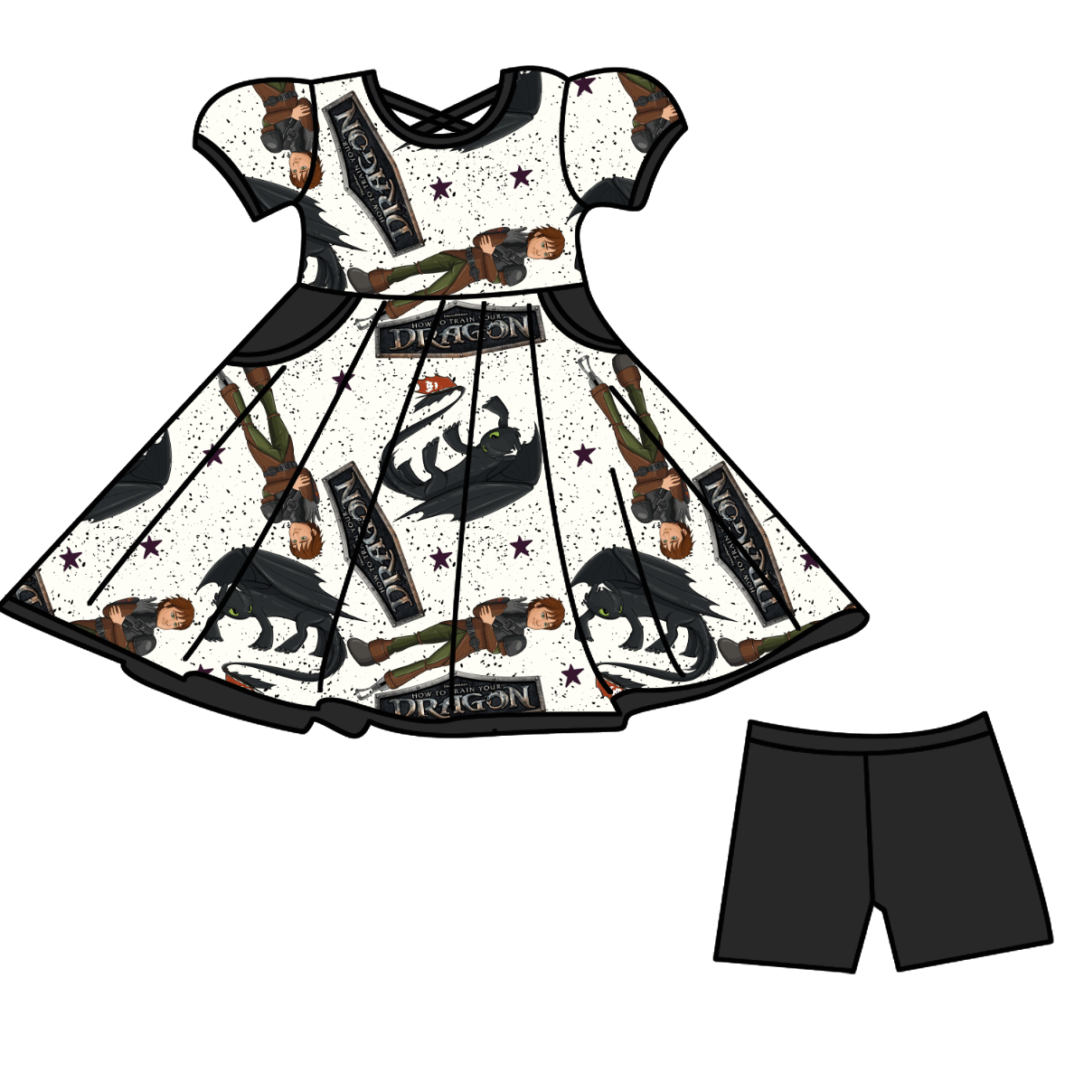 The Hidden World Awaits Bamboo Childrens 2t-8y Dress & Peplum Sets