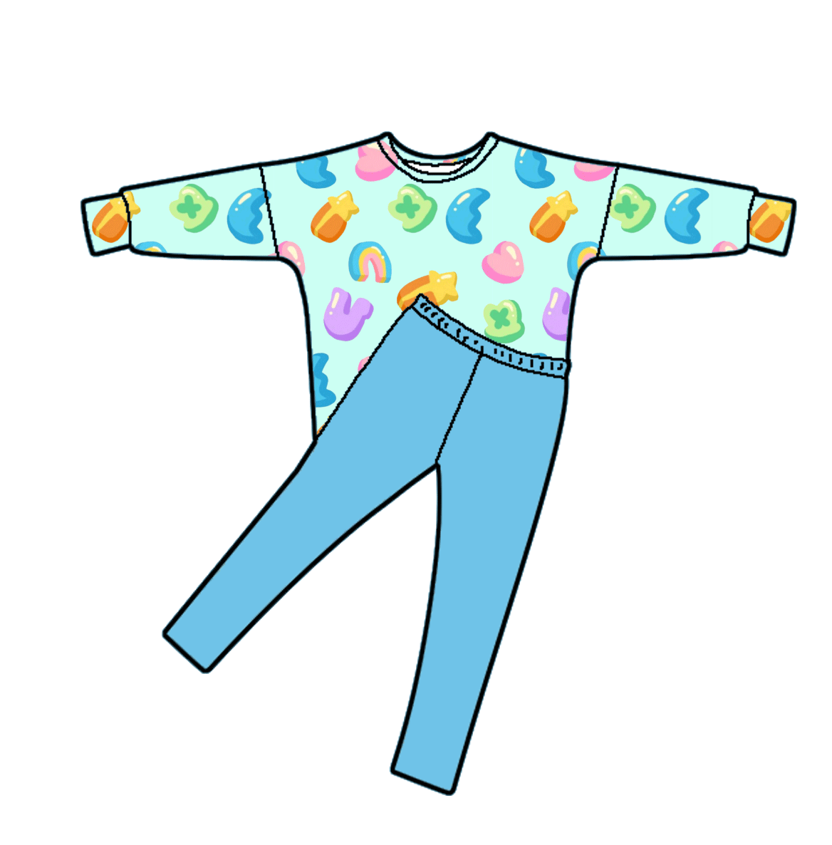 Magically Lucky Bamboo Childrens 2t-8y PJ's & Lounge Sets