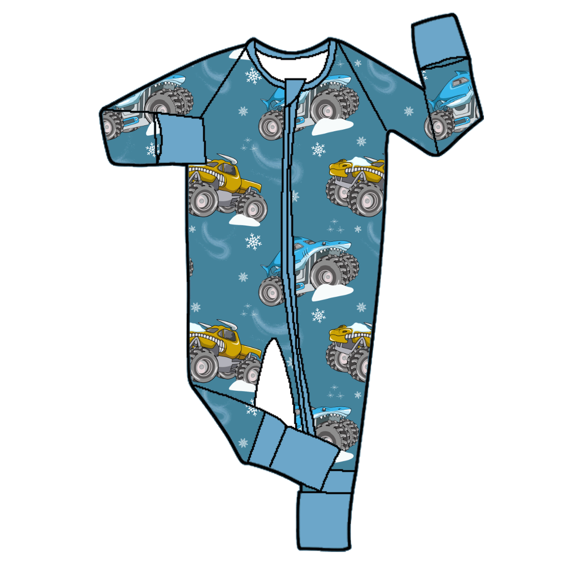 Monster Mash Bamboo Zippy