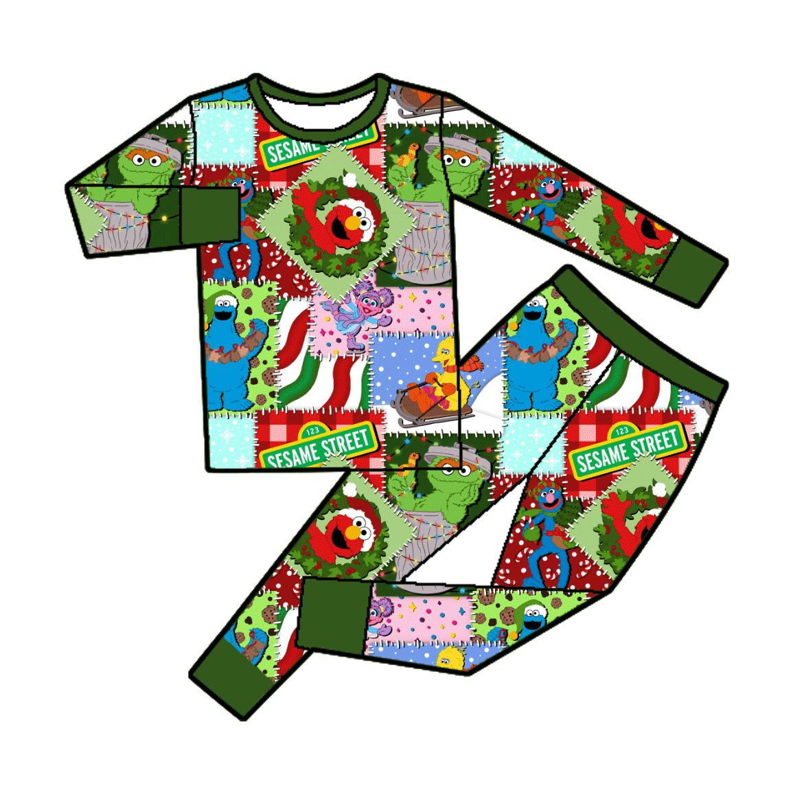 Tickle Me Tinsel Bamboo Eva Long Sleeve Set