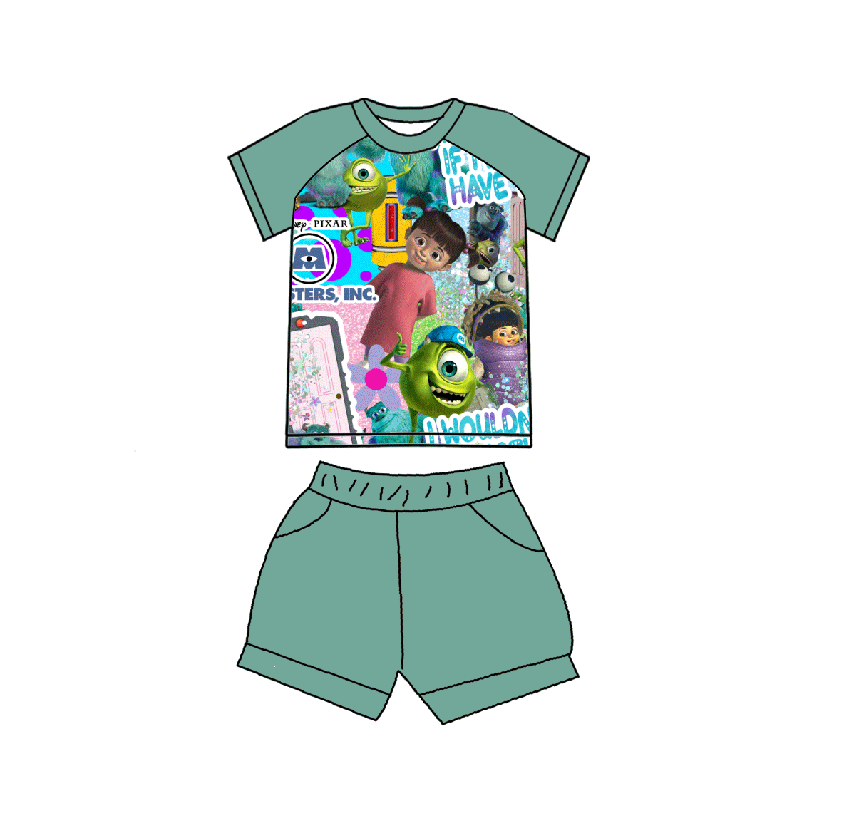Monstrously Cute Bamboo Adult PJ's & 2pc Sets S-4X