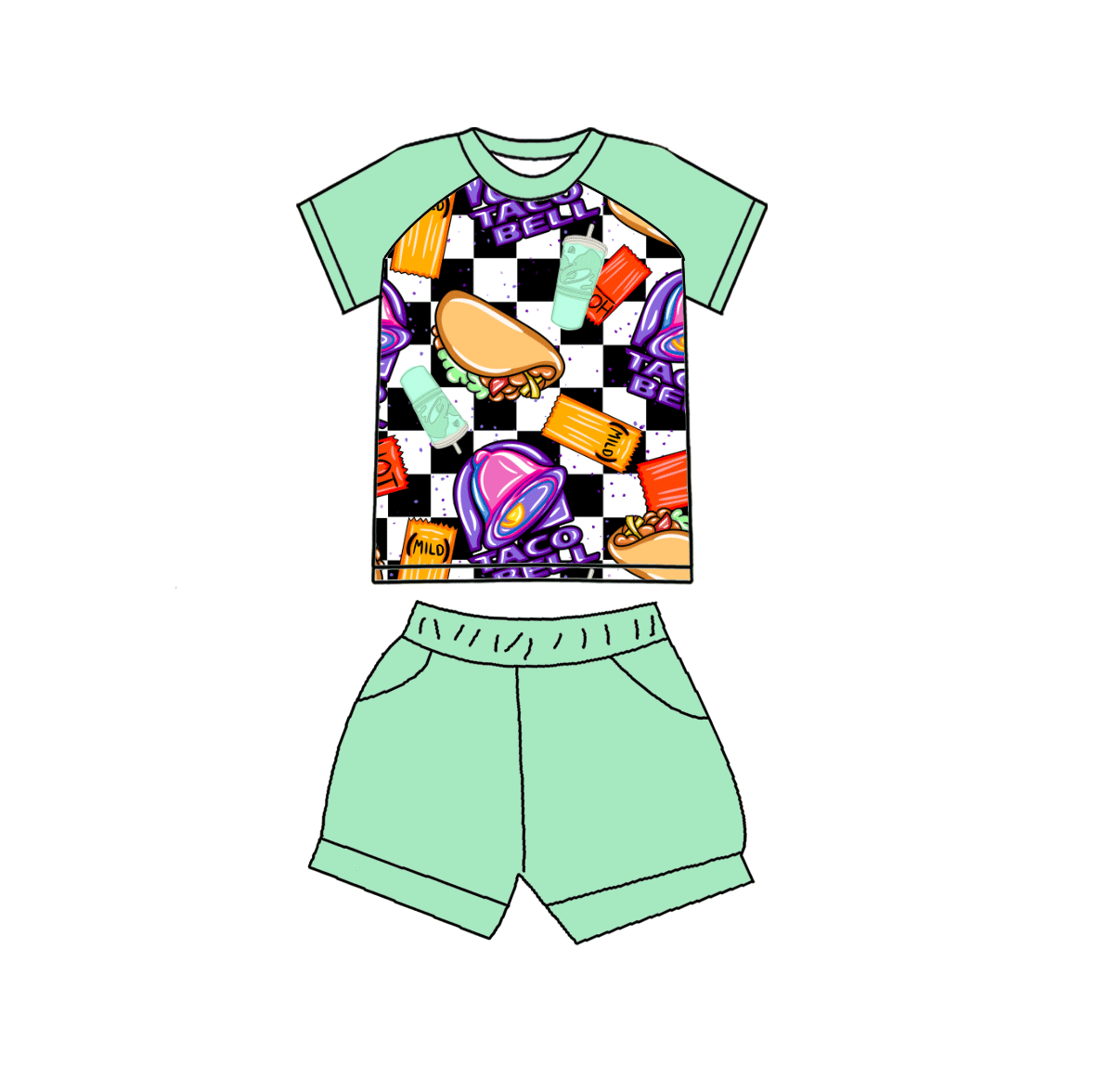 Baja Blast Bamboo Adult PJ's & 2pc Sets S-4X