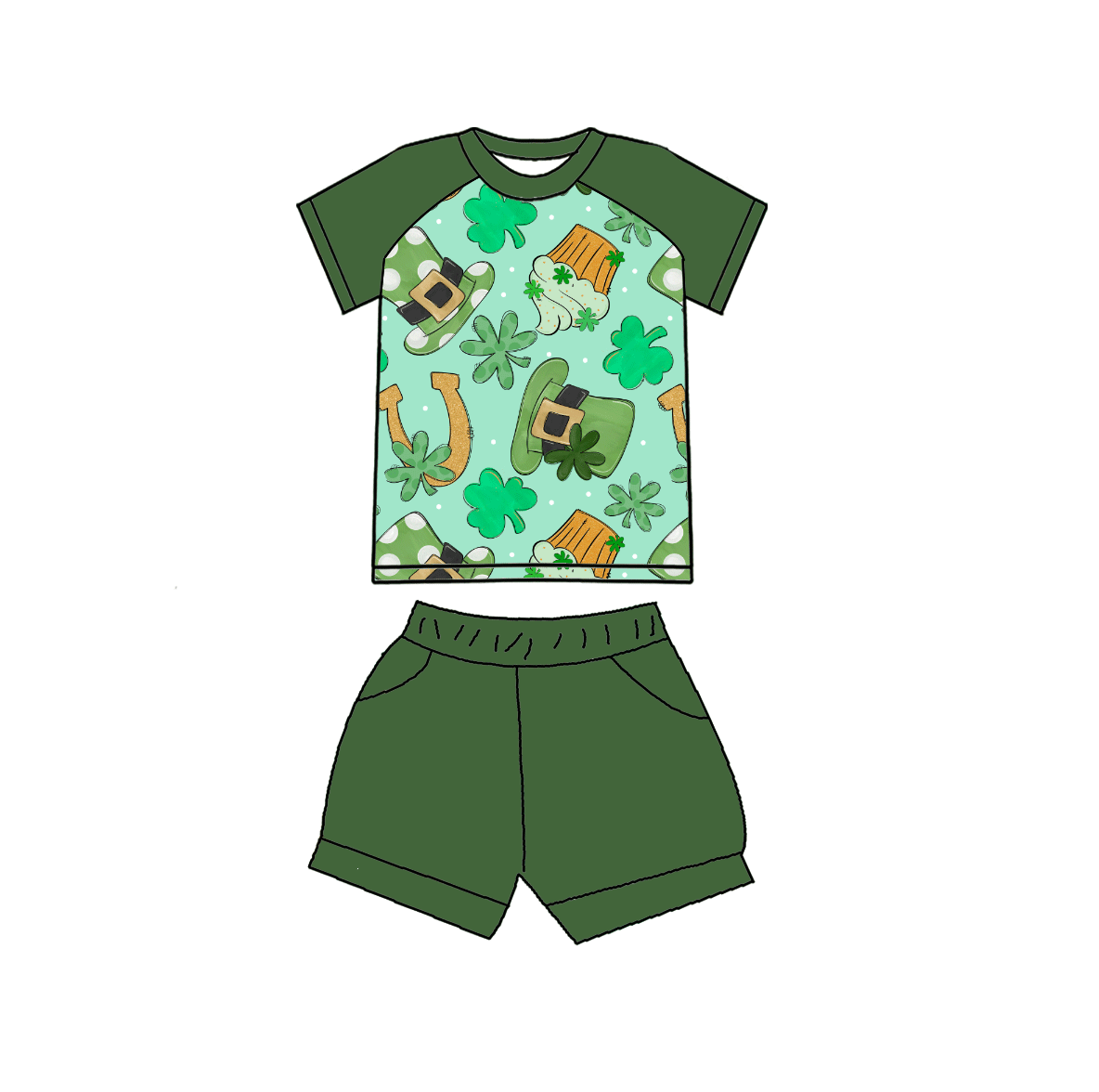 Clover & Charms Bamboo Adult PJ's & 2pc Sets S-4X