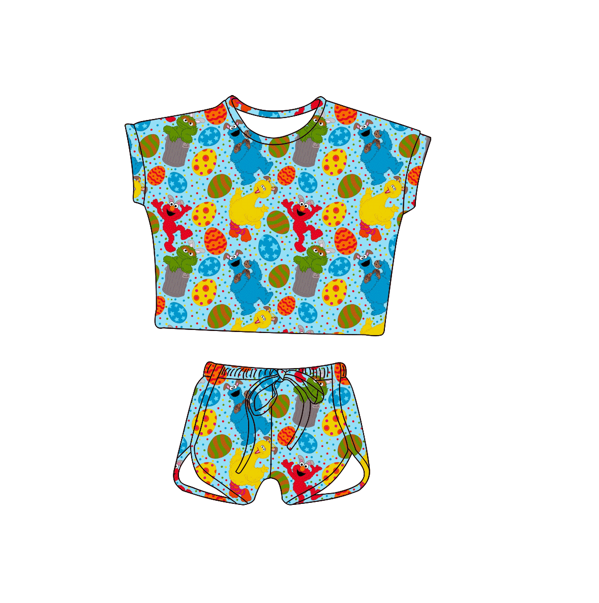 Easter On the Street Bamboo Adult PJ's & 2pc Sets S-4X