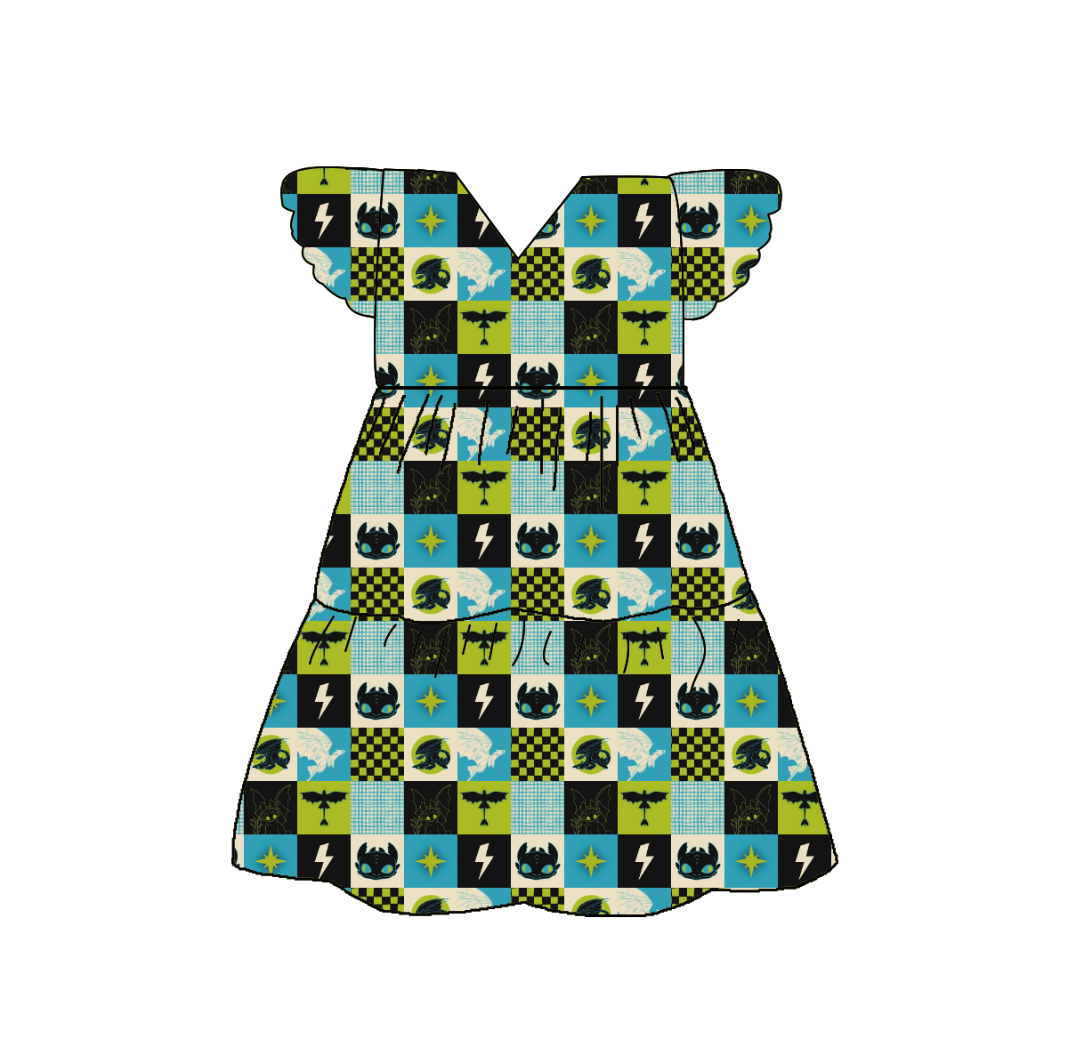 Night Fury Whispers Bamboo Adult PJ's & 2pc Sets S-4X