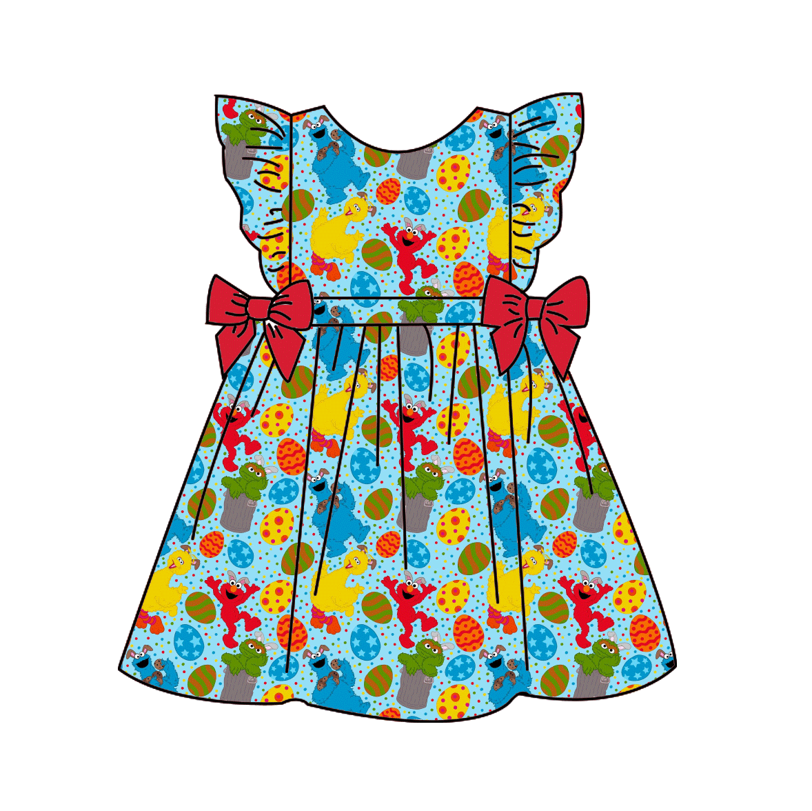 Easter On the Street Bamboo Infants Newborn to 18m Dresses & Peplum Sets