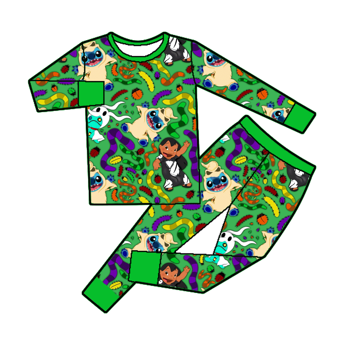 Creepy Crawlers Bamboo Eva Long Sleeve Set