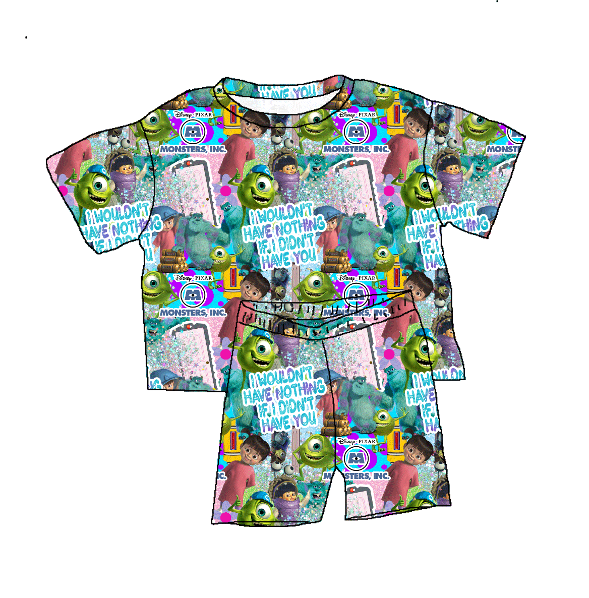 Monstrously Cute Bamboo Childrens 2t-8y PJ's & Lounge Sets