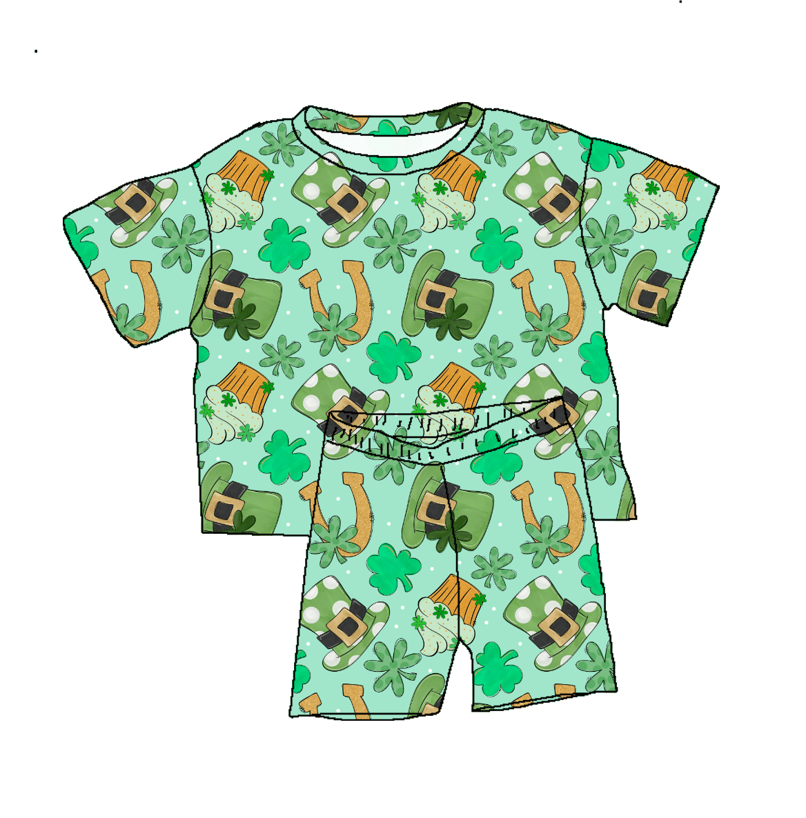 Clover & Charms Bamboo Infants Newborn to 18m PJ's & Lounge Sets