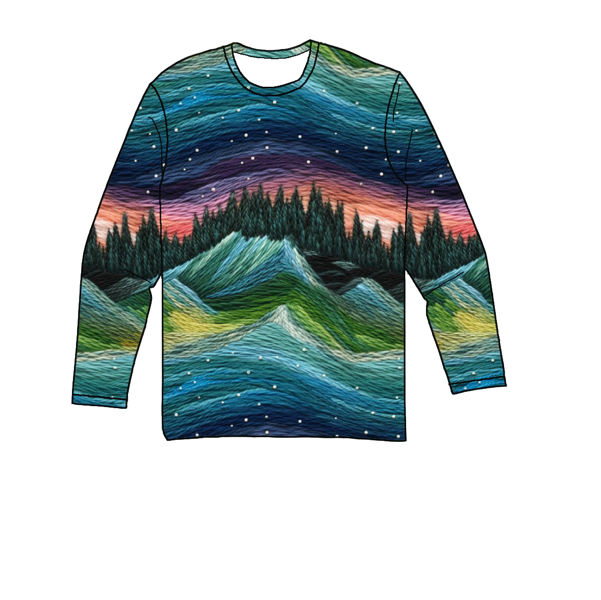 Wanderlust Wilderness Bamboo Long Sleeve Tee