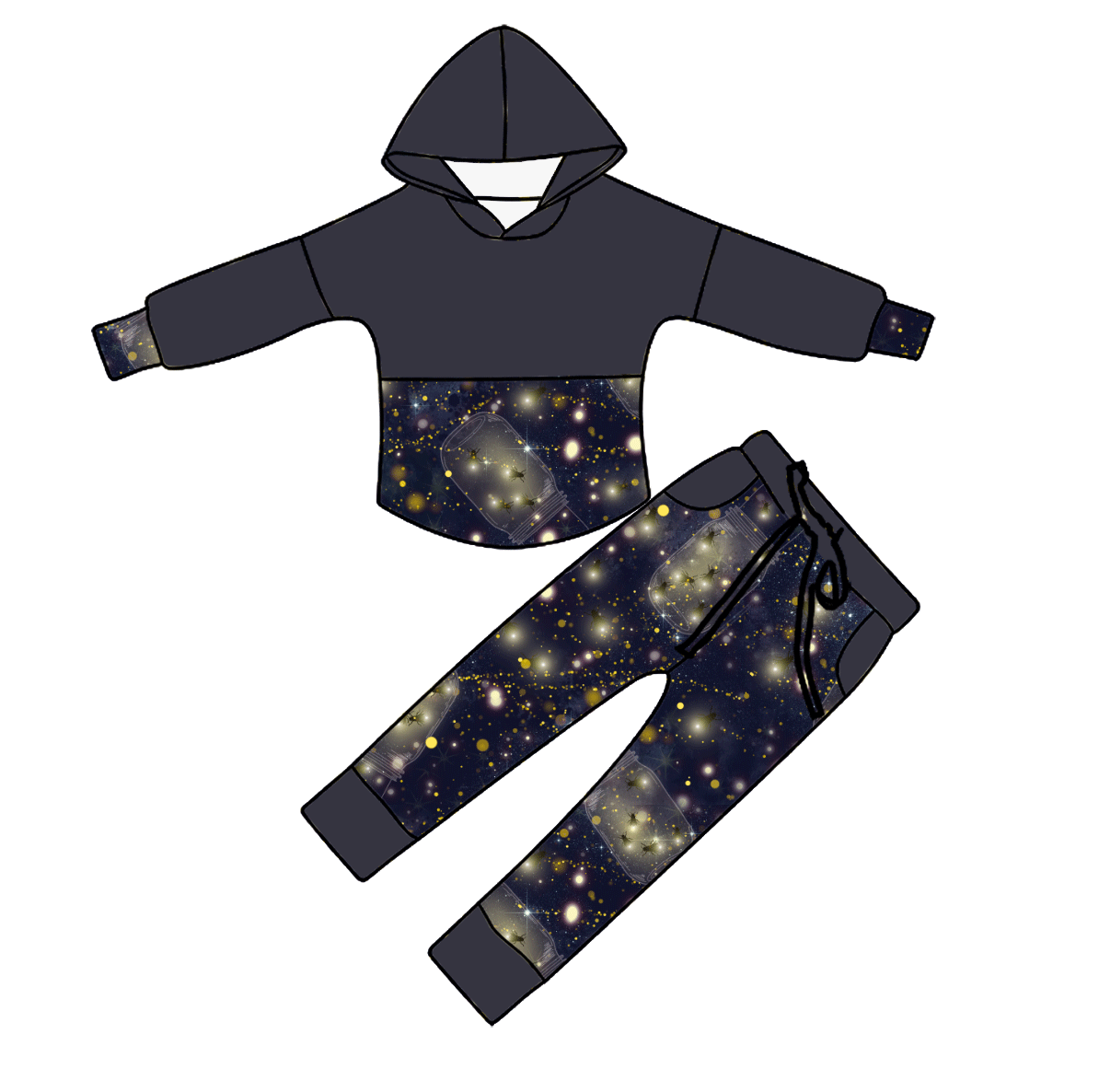 Autumn Flicker Bamboo Scarlett Hoodie Set