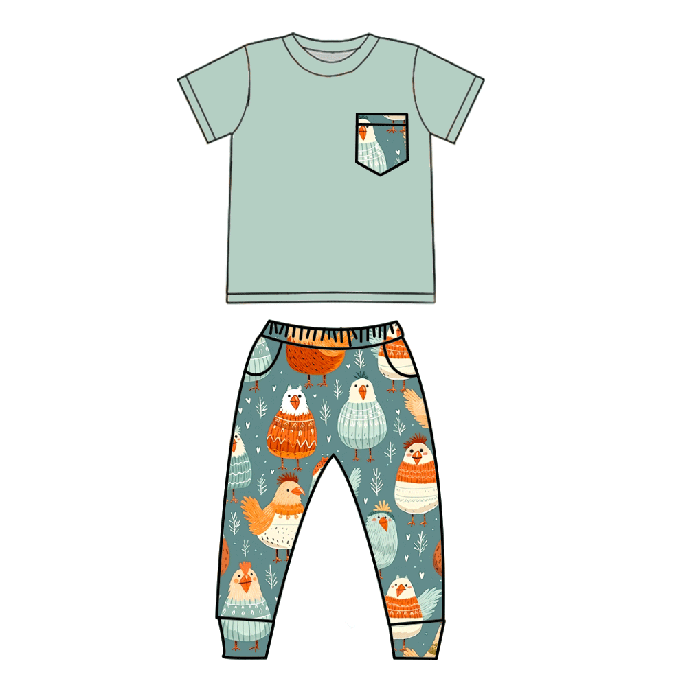 Eggstra Warm Bamboo Pocket Tee & Jogger Set