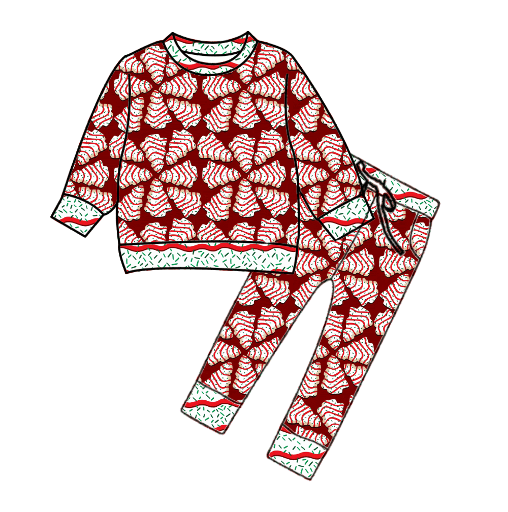 Jingle Cakes Bamboo Beau Jogger Set