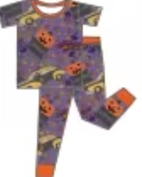 Spooky Town Express Bamboo Adult PJ's & 2pc Sets S-4X