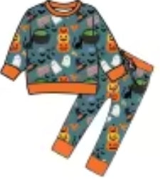 Boo Crew Bamboo Childrens 2t-8y Daywear