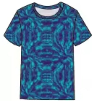 Aqua Ripple Bamboo Infants Newborn to 18m Tops & Bottom