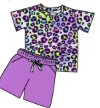 Pastel Prowl Bamboo Youth 9y to 15y 2pc Sets