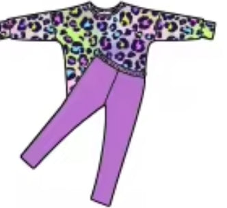 Pastel Prowl Bamboo Adult PJ's & 2pc Sets S-4X