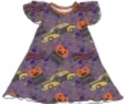 Spooky Town Express Bamboo Youth 9y to 15y PJ's & Lounge Set