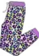 Pastel Prowl Bamboo Adult Tops & Bottoms S-4X