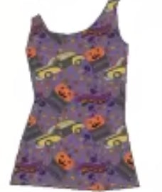 Spooky Town Express Bamboo Adult Tops & Bottoms S-4X