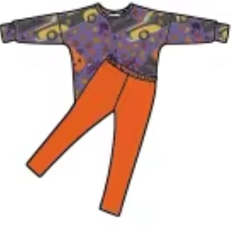 Spooky Town Express Bamboo Childrens 2t-8y PJ's & Lounge Sets