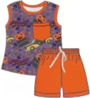 Spooky Town Express Bamboo Youth 9y to 15y 2pc Sets