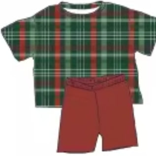 Jolly Plaid Bamboo Adult PJ's & 2pc Sets S-4X