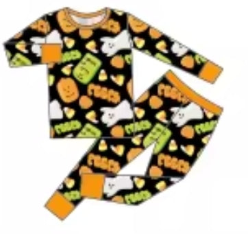 Monster Mash Munchies Bamboo Infants Newborn to 18m PJ's & Lounge Sets