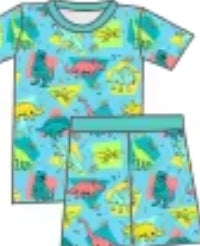 Dino Disco Bamboo Youth 9y to 15y PJ's & Lounge Set