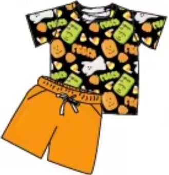 Monster Mash Munchies Bamboo Youth 9y to 15y 2pc Sets