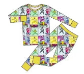 Morphin' Mayhem Bamboo Childrens 2t-8y PJ's & Lounge Sets