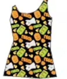 Monster Mash Munchies Bamboo Adult Tops & Bottoms S-4X